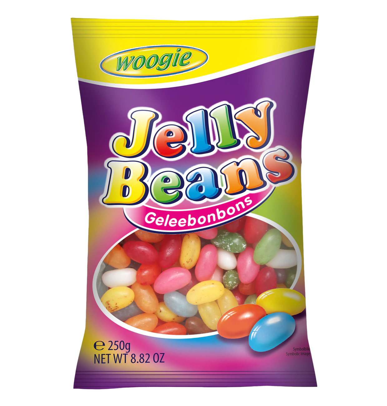 Woogie Jelly Beans 250g Gefüllte Gelee-Bohnen