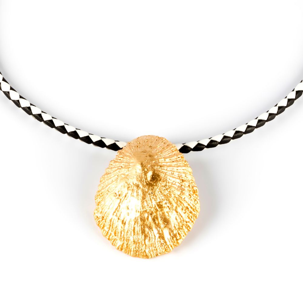 CALOBRA LUXE BLACK & WHITE necklace #shiny gold 1 u