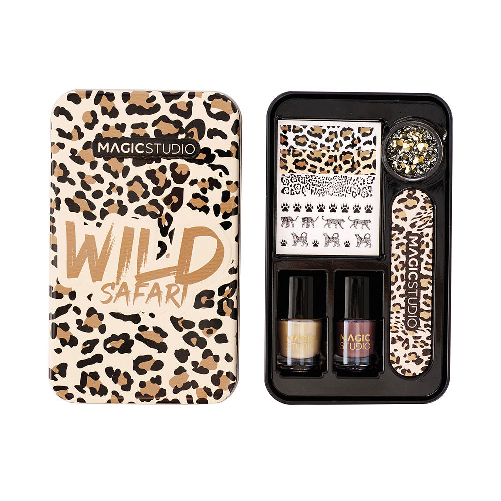 WILD SAFARI SAVAGE NAIL ART set 6 pz