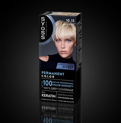 SYOSS Permanent Cool Color 10,13 Arctic Blond Haarfarbe 1 Anwendung