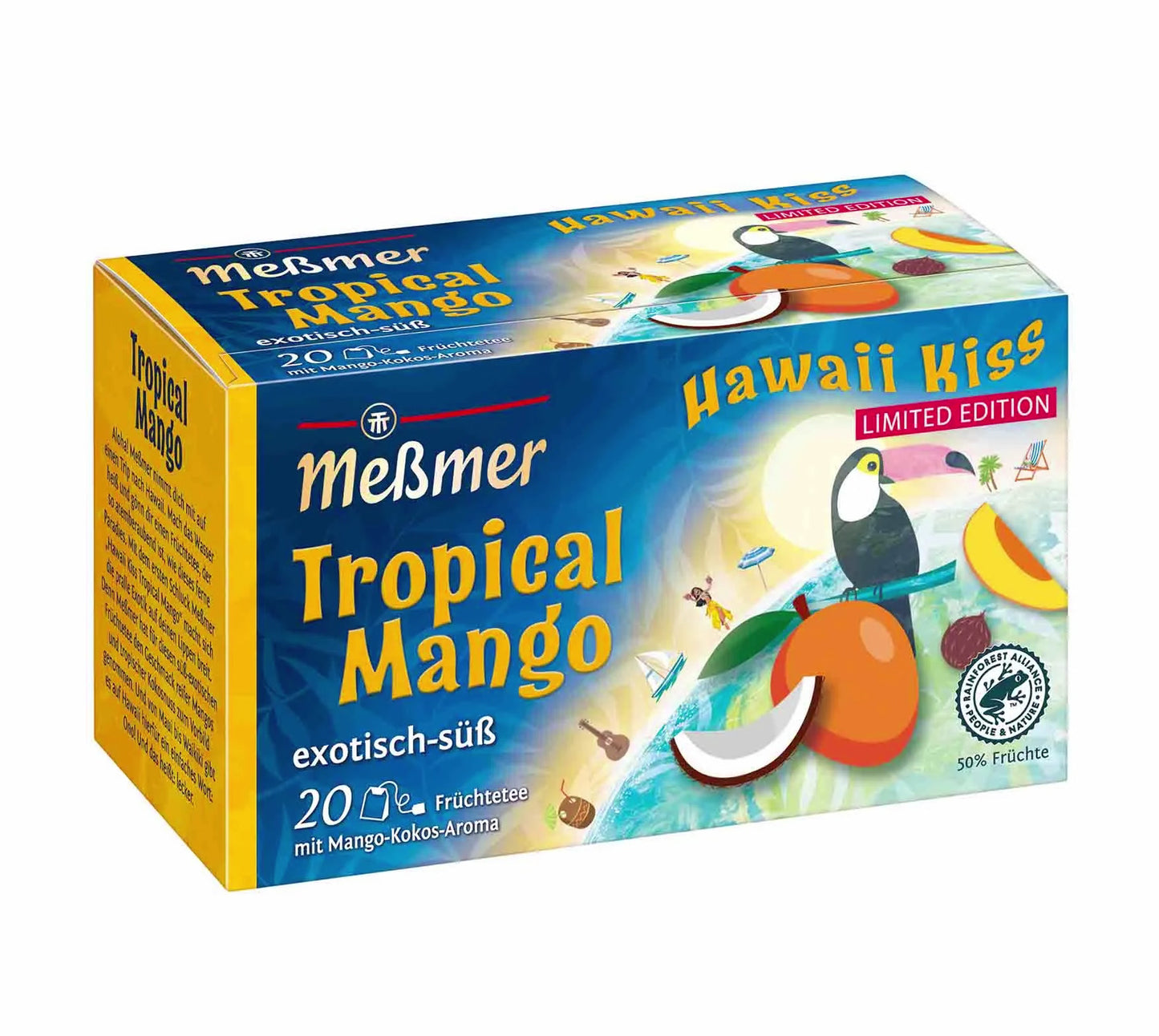 Messmer Hawaii Kiss Früchtetee mit Mango-Kokos-Aroma