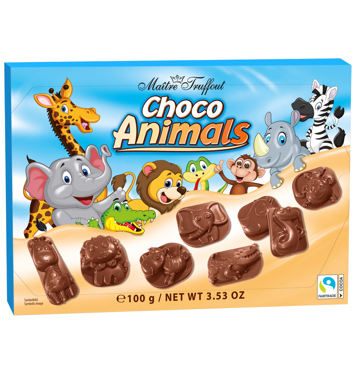 Milchschokolade Choco Animals 100g