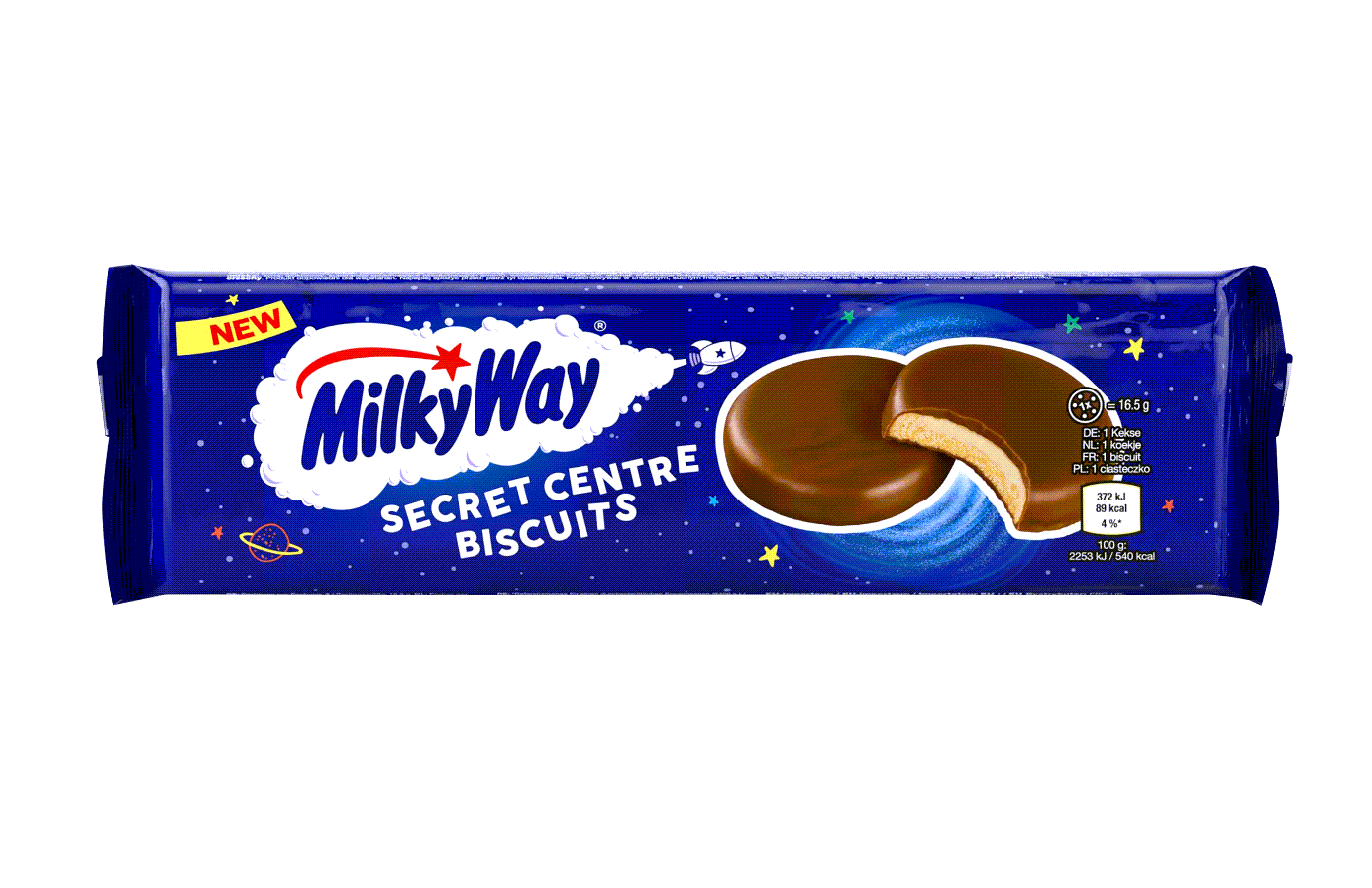 Milky Way Secret Centre Biscuits 132g