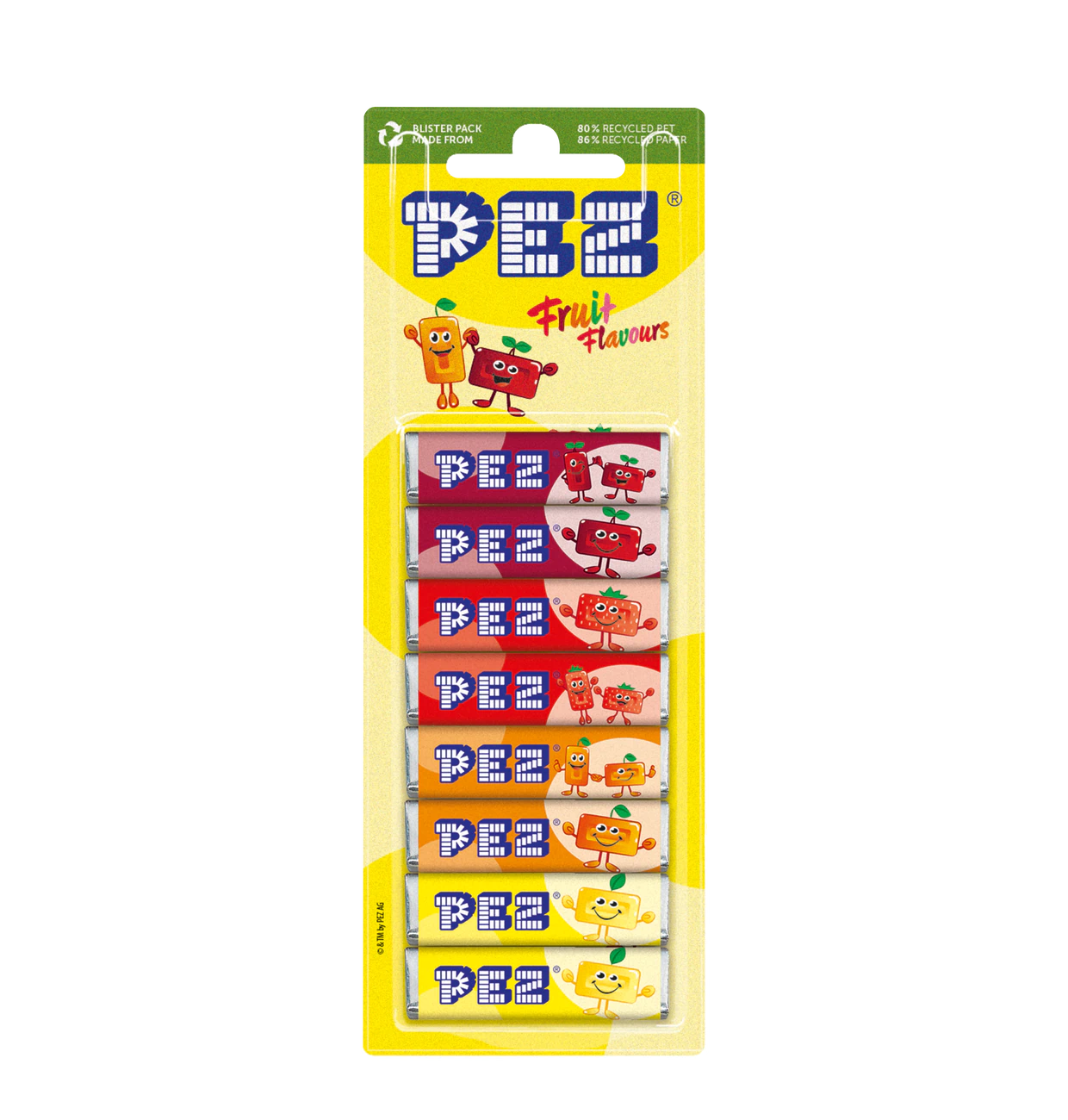 PEZ Spender Nachfüllungen 8er 68g
