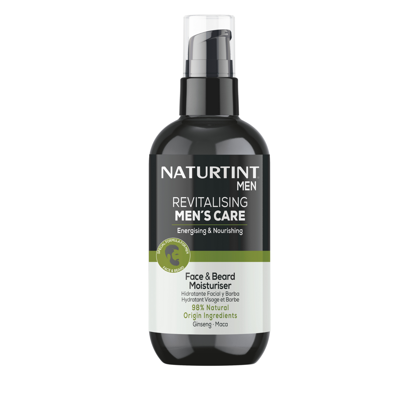 NATURTINT Revitalising Men's Care Feuchtigkeitspflege für Gesicht und Bart 200 ml