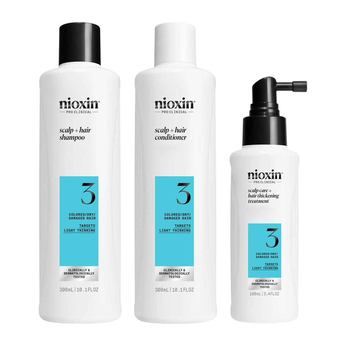 NIOXIN NIOXIN Sistema 3 Kit für leicht geschwächtes coloriertes Haar 3-teilig Kosmetik
