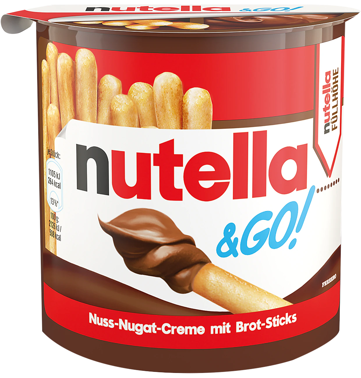 nutella & GO! Brot Sticks 52g