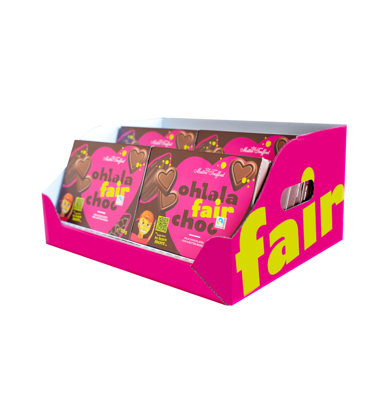 Ohlala Herzpralinen mit Haselnusscremefüllung 110g Maitre Truffout