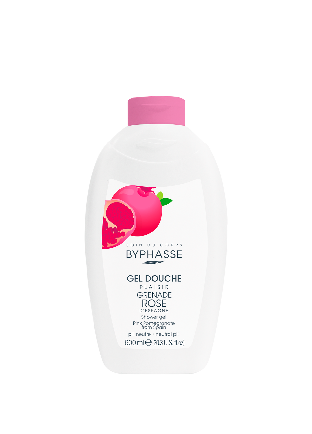 BYPHASSE Plaisir Duschgel Granada Rosa 600 ml
