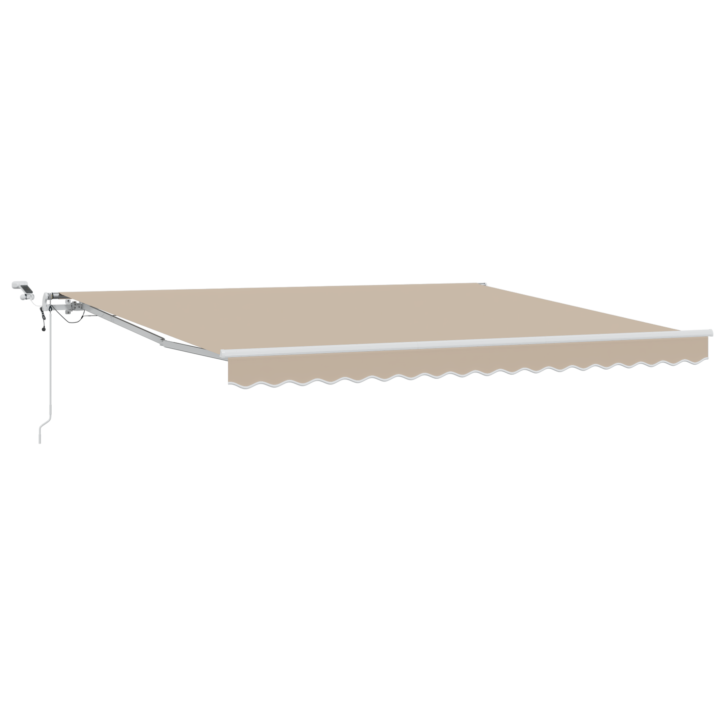 Automatische Einziehbare Markise Mit Led Beige