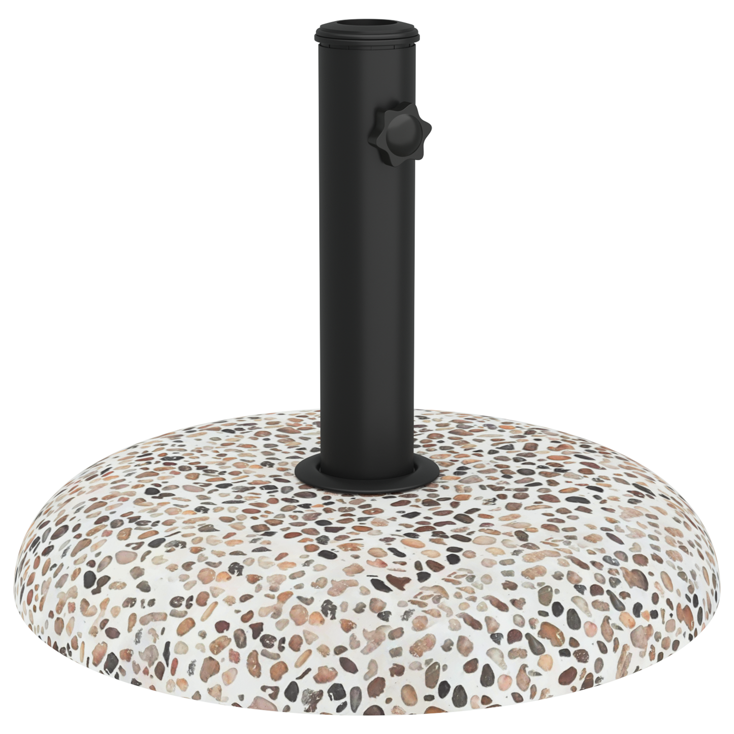 Schirmständer Für 37/42/52/58Mm Stangen Mehrfarbiger Beton 20 Kg