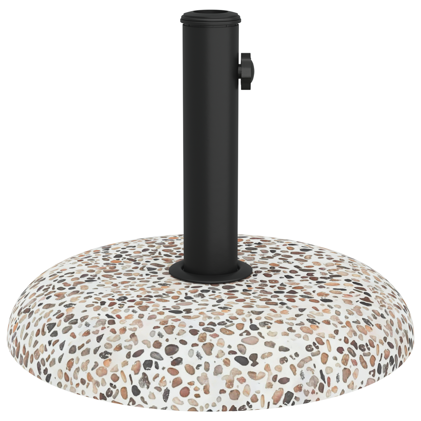 Schirmständer Für 37/42/52/58Mm Stangen Mehrfarbiger Beton 20 Kg