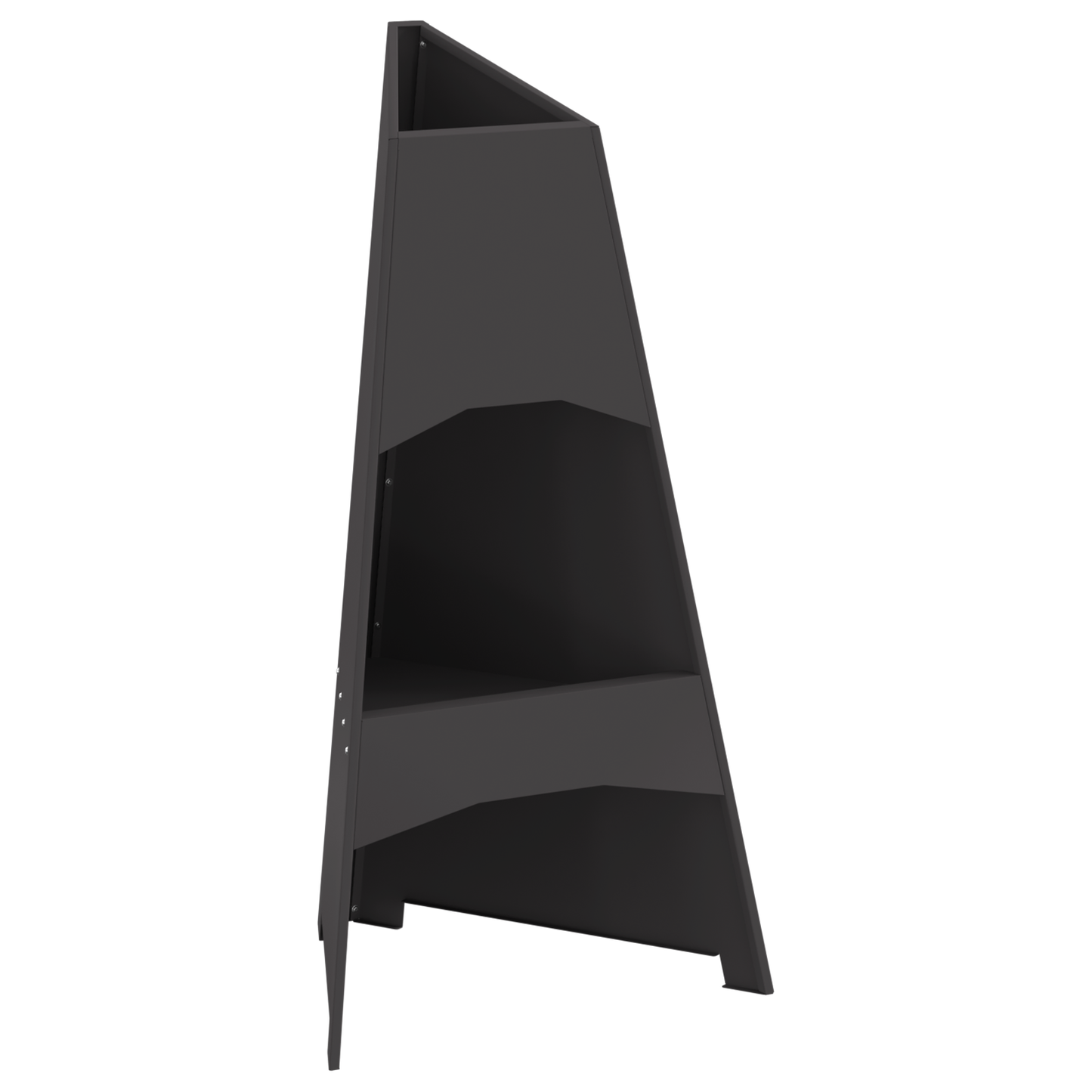 Feuerstelle Pyramid Schwarz 50X45X95 Cm Stahl