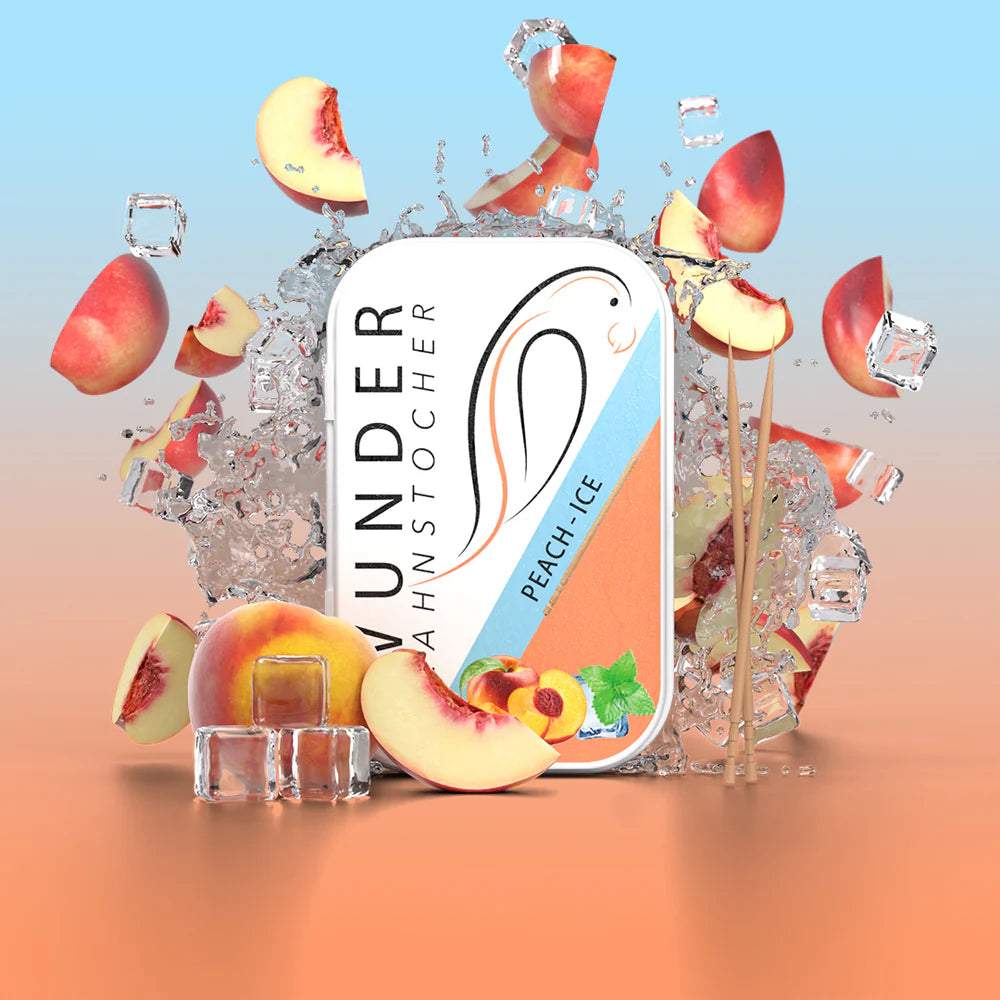 Wunder Zahnstocher Peach Ice - 100 Stück in Metalldose