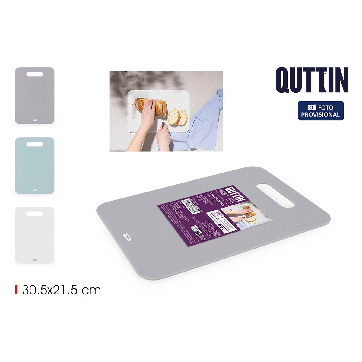 Quttin Schneidebrett Quttin 30,5 X 21,5 Cm Polypropylen (24 Stück)