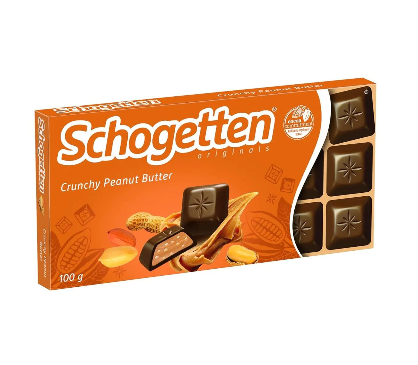 Schogetten Crunchy Peanut Butter 100g Schokolade
