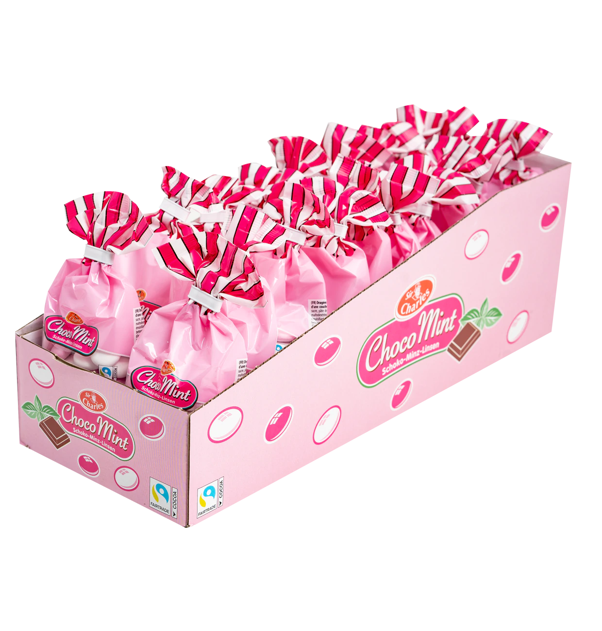 Schokolade Dragées mit Pfefferminzgeschmack 150g