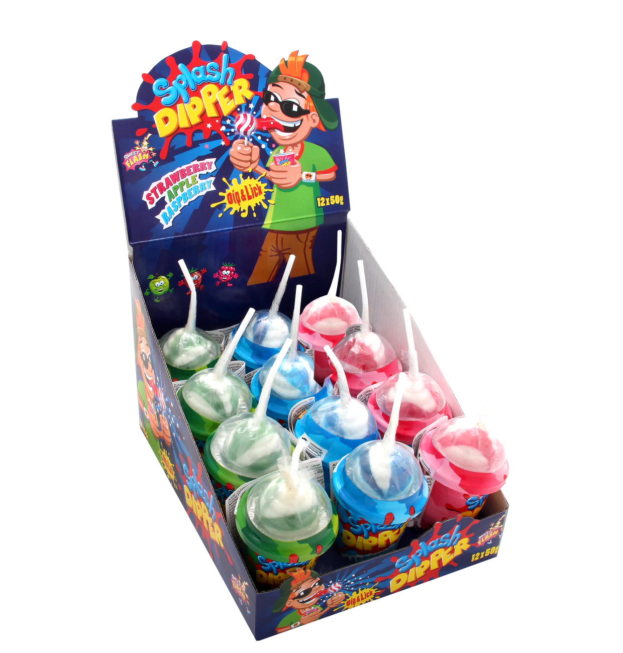 Splash dipper Lollipop & Pulver 50g