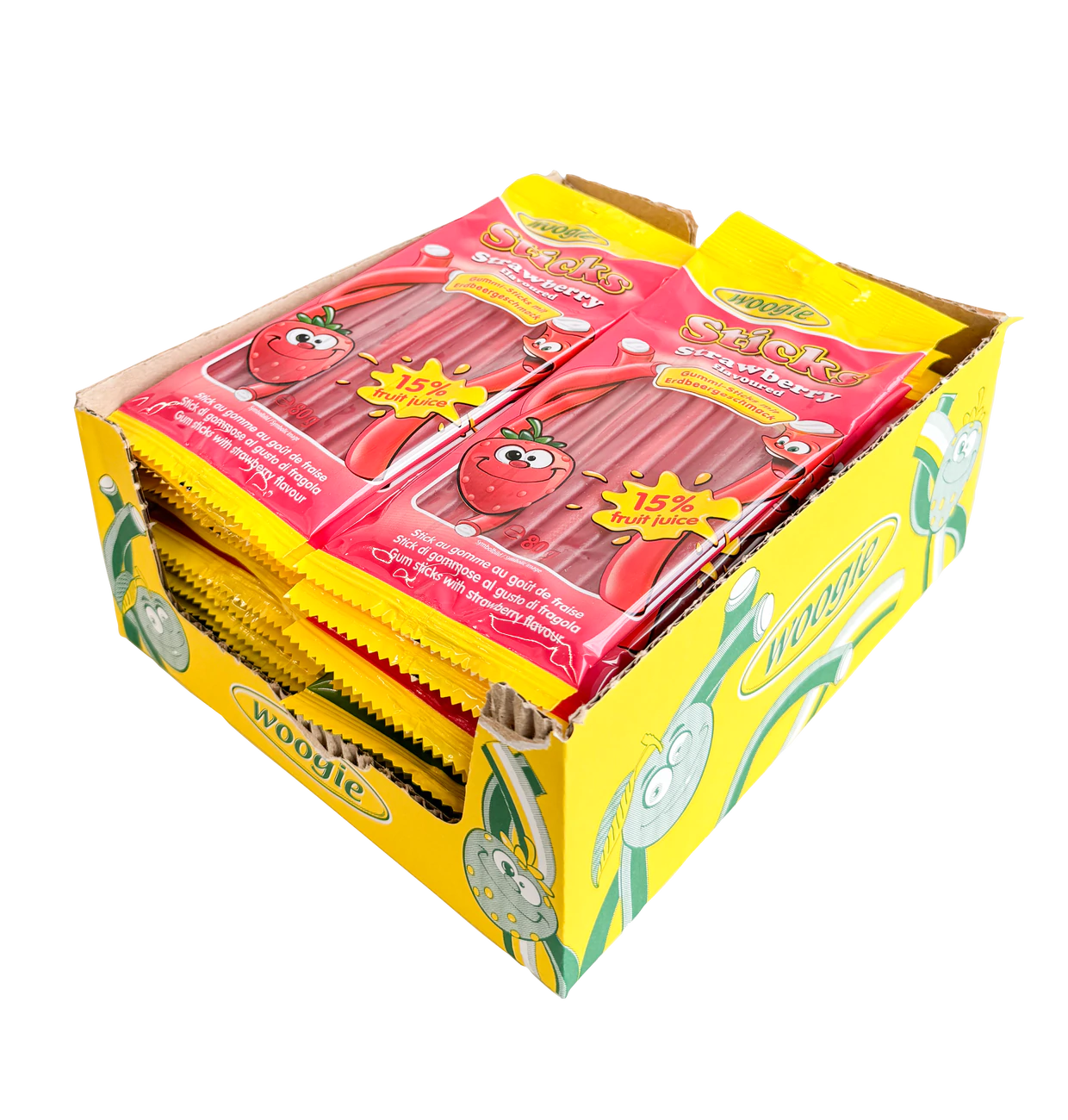 Strawberry Sticks mit Füllung 80g