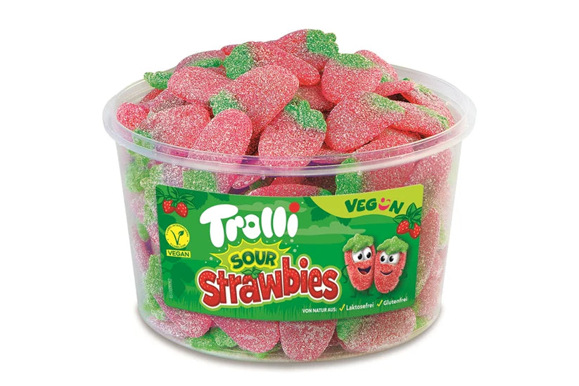 Trolli Sour Strawbies 150er Saure Erdbeeren
