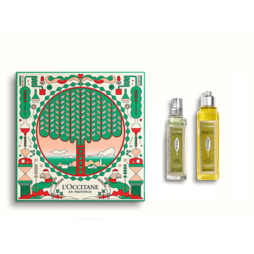 L'OCCITANE Set L'occitane Le Fraicheur Vervene Edt 100 ml Gel Verbena 250 ml@ Parfüm