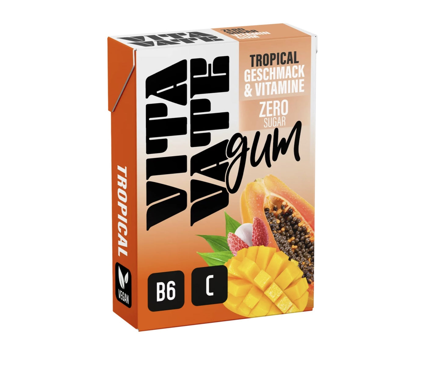 Vitavate Vitamin Kaugummi Zero Tropical 28.2g