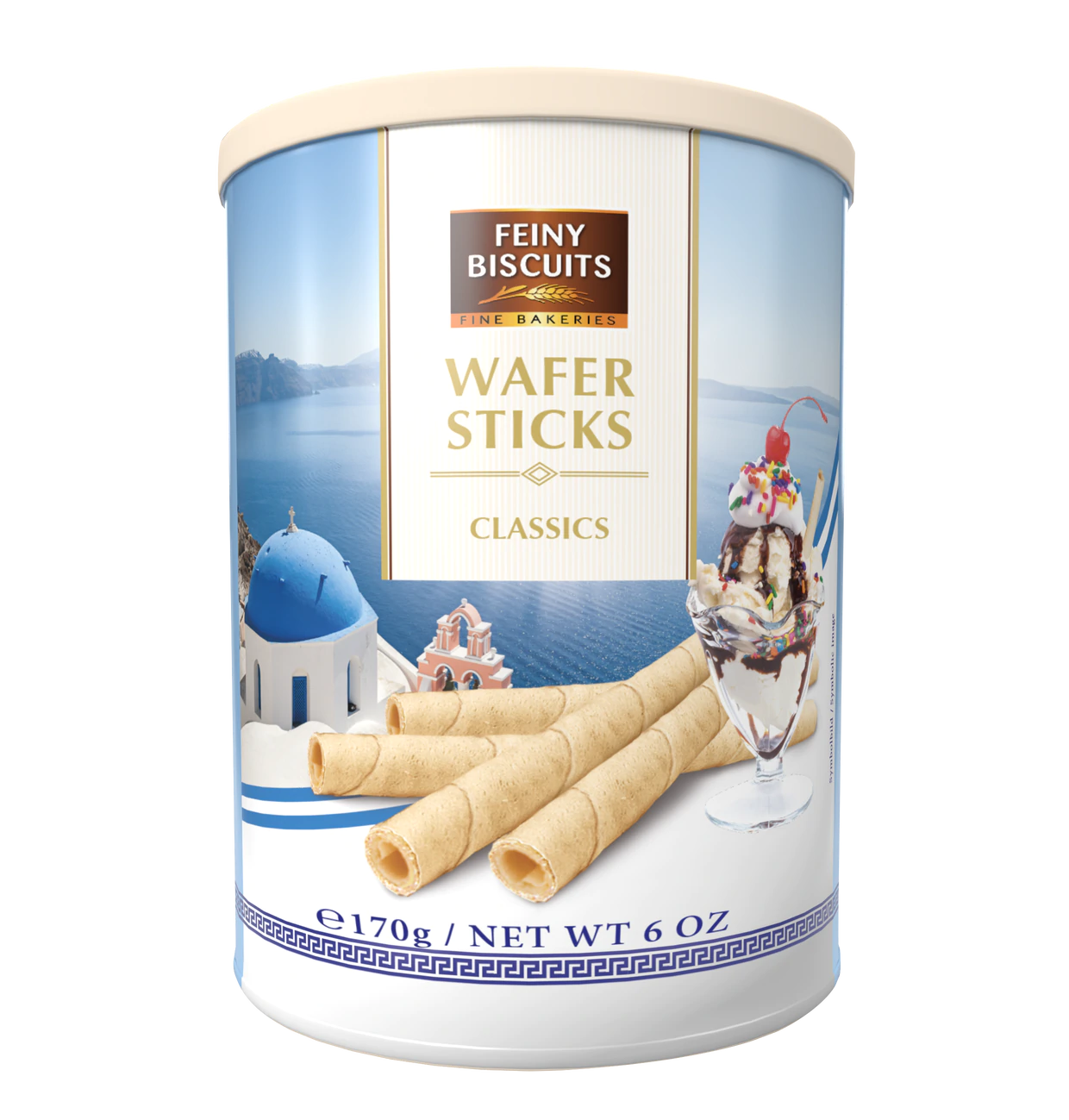 Waffelröllchen 170g Die leeren Waffelröllchen „Classics“ von Feiny Bisuits