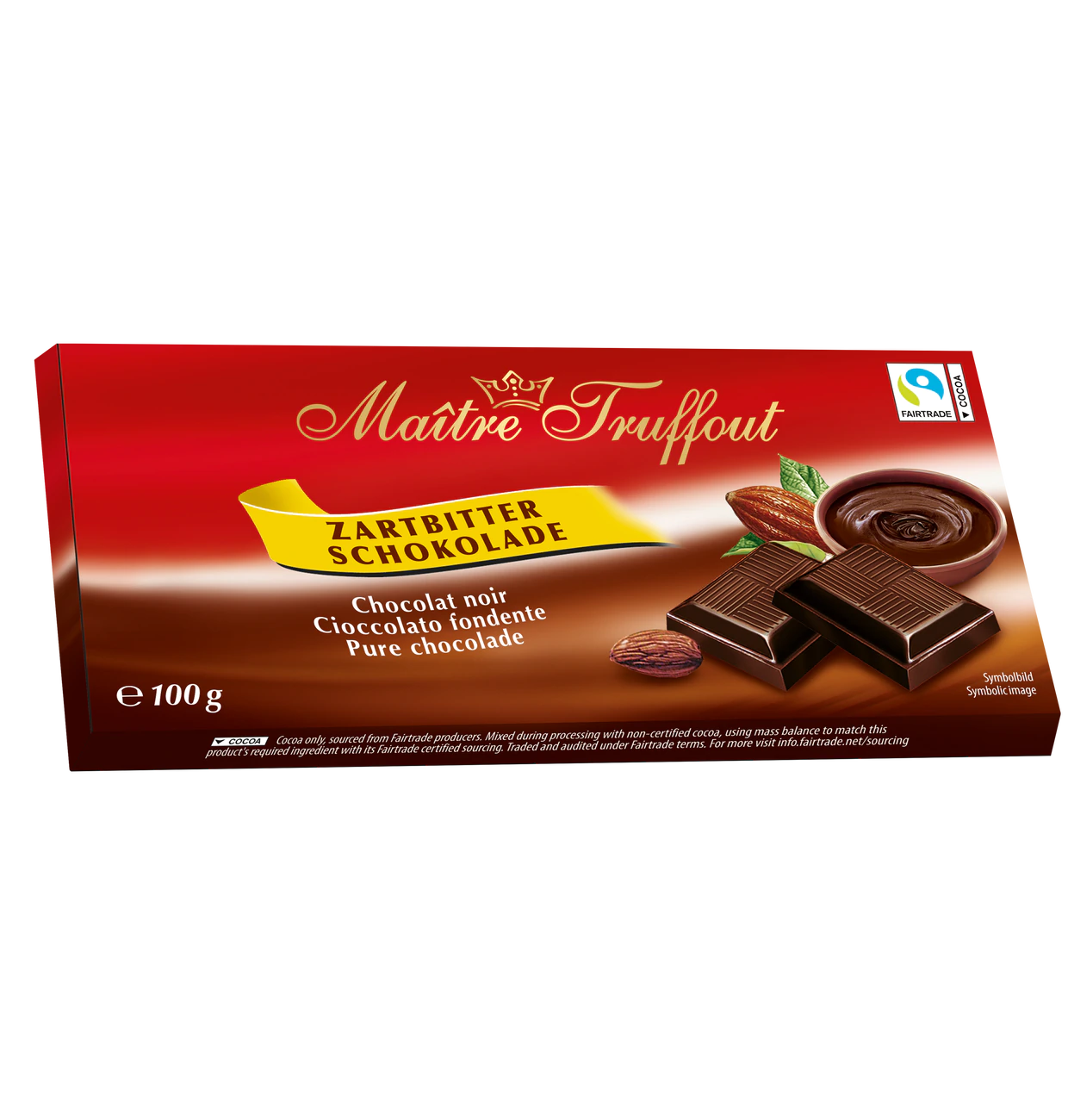 Maître Truffout Zartbitterschokolade 100g
