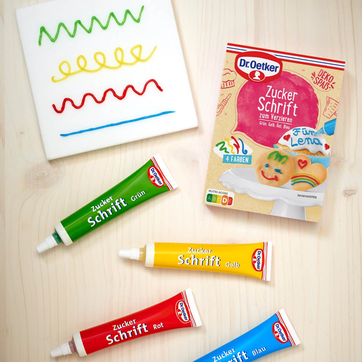 Dr. Oetker Zuckerschrift 4 Farben