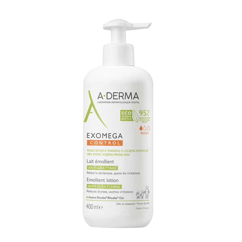 A-Derma A-Derma, Exomega Control, Emolliens, Täglich, Körperlotion, Körper, 400 ml Regular