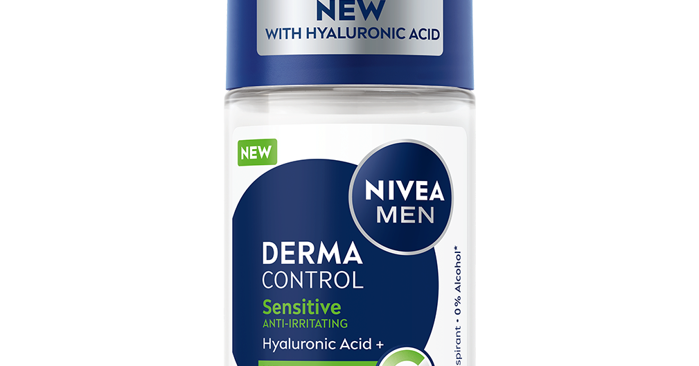 NIVEA Derma Control Sensitive Deodorant Roll-On 50 ml für empfindliche Haut