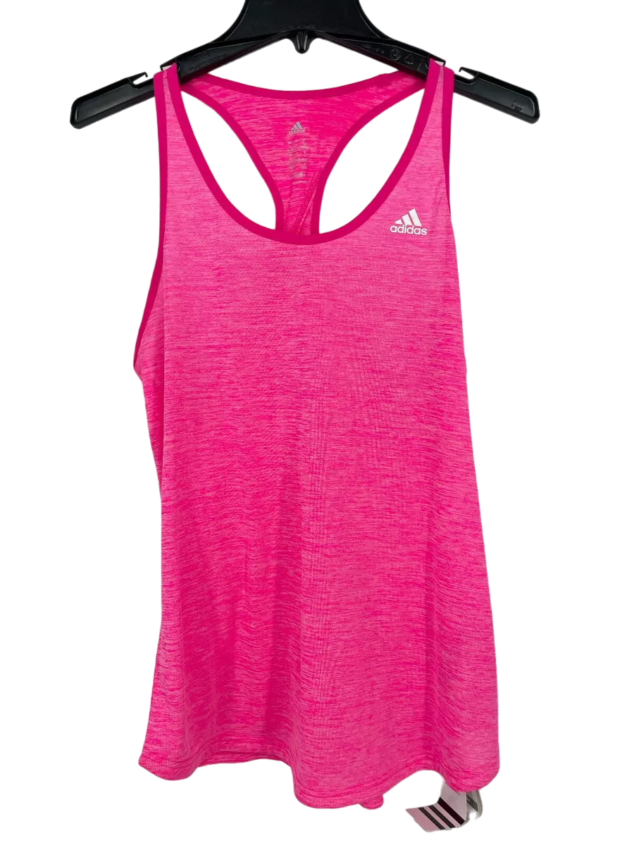 Adidas Adidas, Adidas, Kurzarm, Sportliches synthetisches Trägertop für Frauen, Für Frauen, Klein Regular