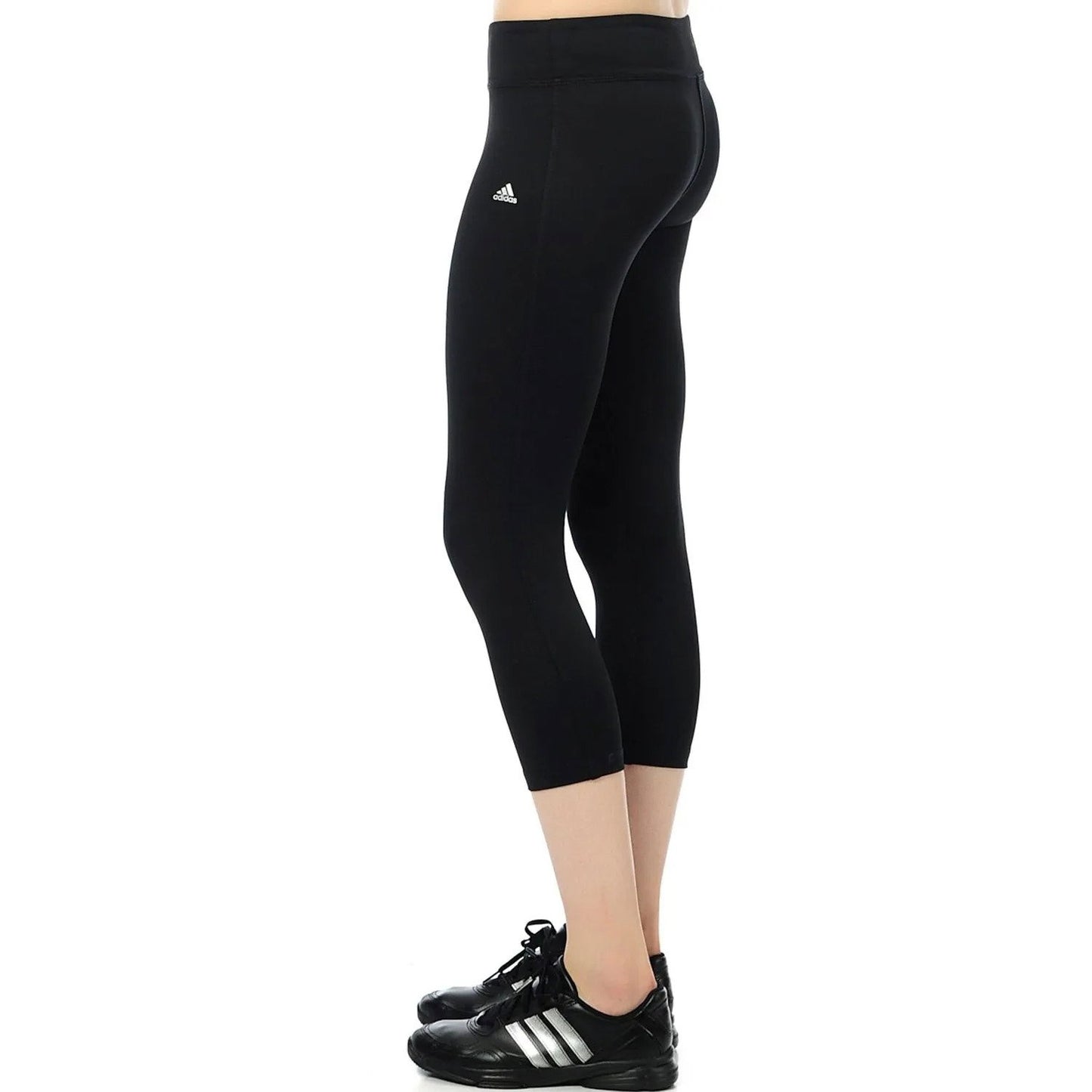 Adidas Adidas, Clima Ess 34, Sportliche synthetische Leggings für Frauen, Schwarz, Größe S Regular