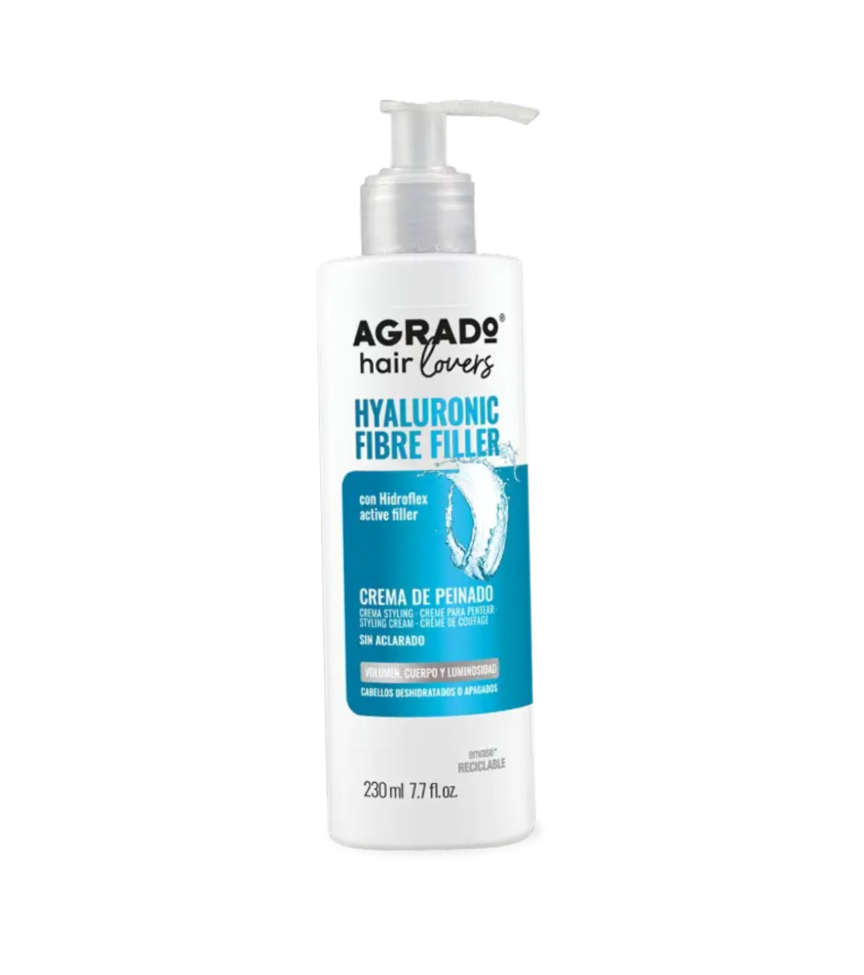 AGRADO Crema Capilar Sin Aclarado Hyalur Leave-in Haarcreme ohne Ausspülen
