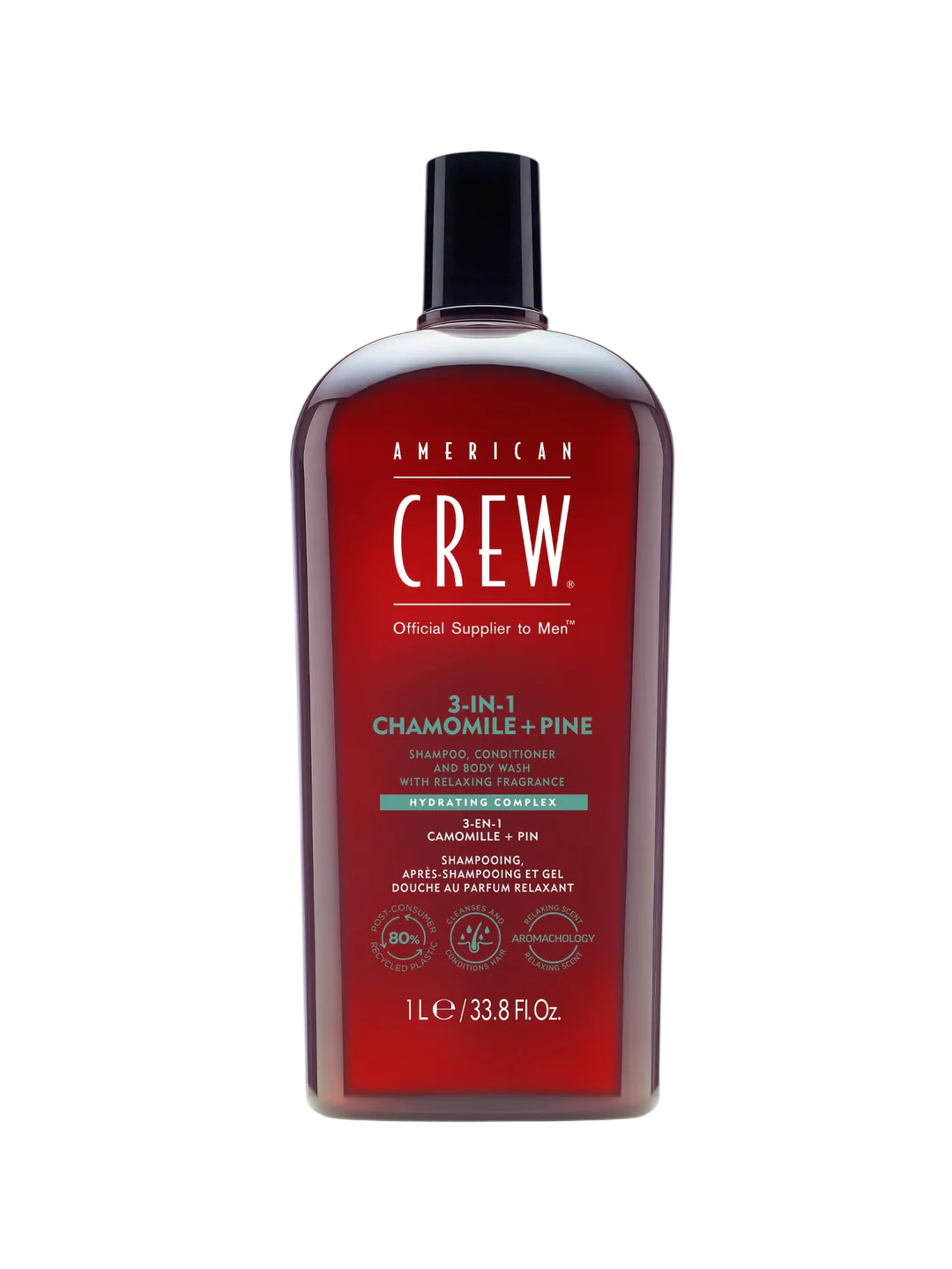American Crew American Crew, 3-In-1, Chamomile & Pine, Haarshampoo, Spülung & Duschgel 3-in-1, Hydratisierend, 250 ml Regular