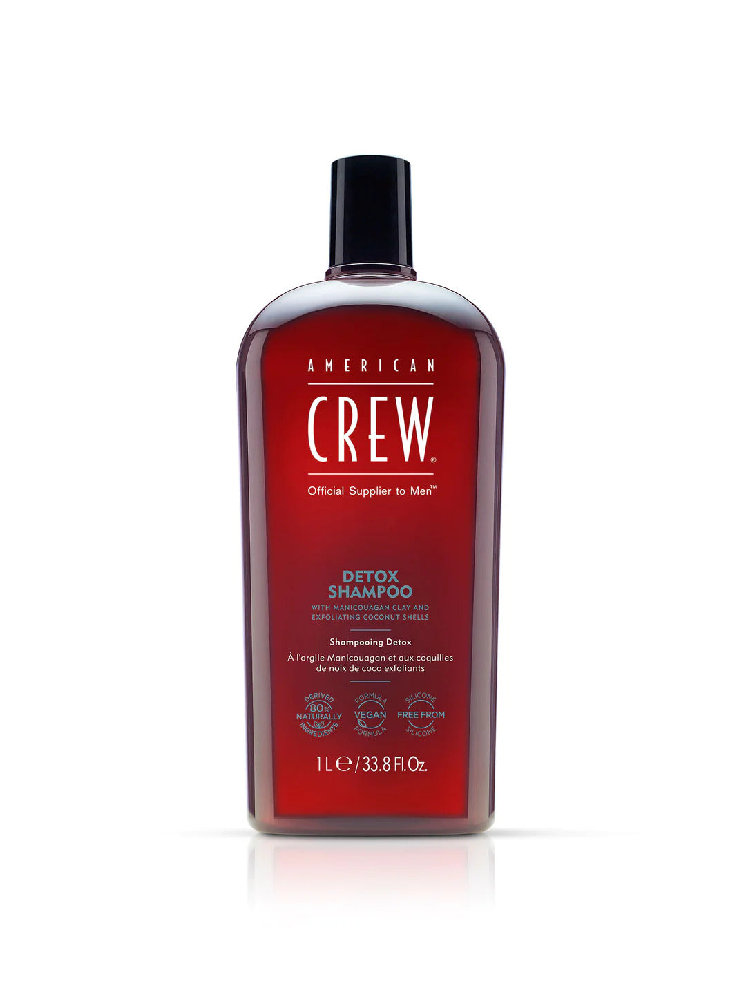 American Crew American Crew, Detox, Vegan, Haarshampoo, Zur Regulierung von übermäßigem Talg, 1000 ml Regular