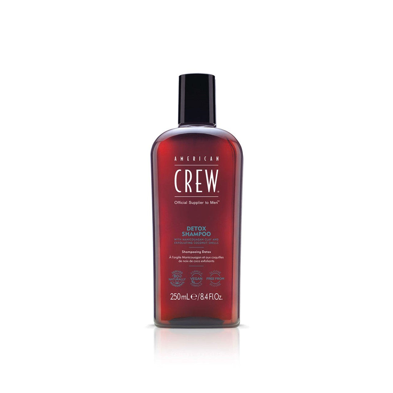 American Crew American Crew Detox Vegan Haarshampoo 250 ml zur Regulierung von übermäßigem Talg