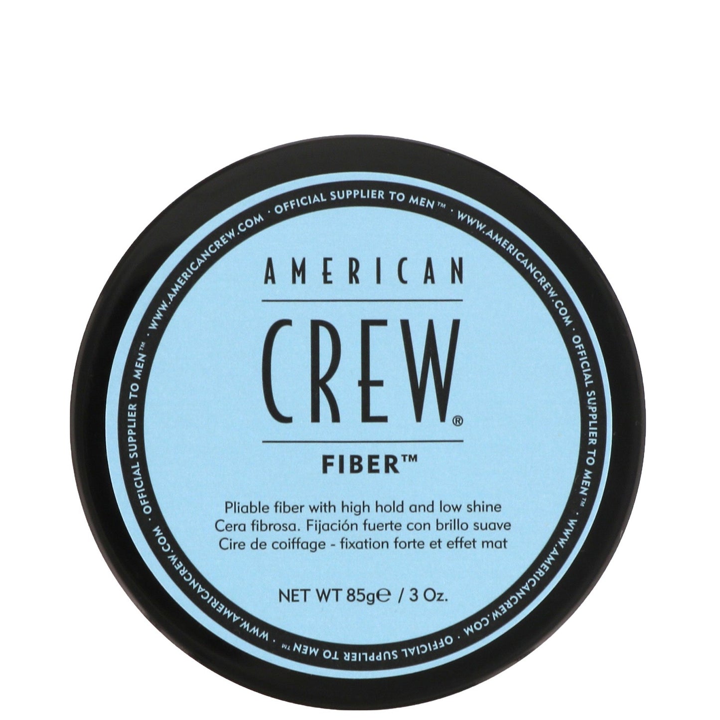 American Crew Fiber Haarstyling-Pomade 85 g – Alkoholfrei, Fester Halt für Männer