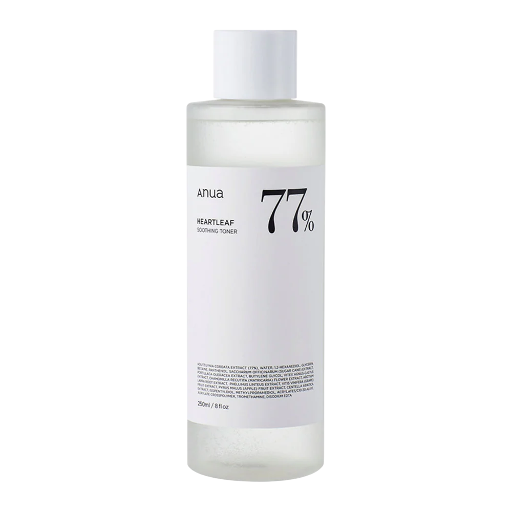 Anua Heartleaf 77% Beruhigendes Reinigungstonikum 250 ml – Sanfte Pflege für sensible Haut