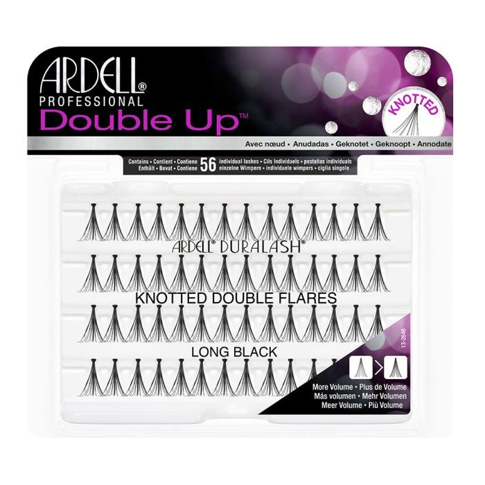 ARDELL ARDELL Individuals Double Up Knotted Double Flares Lange Wimpern Schwarz 56 Stück Kosmetik
