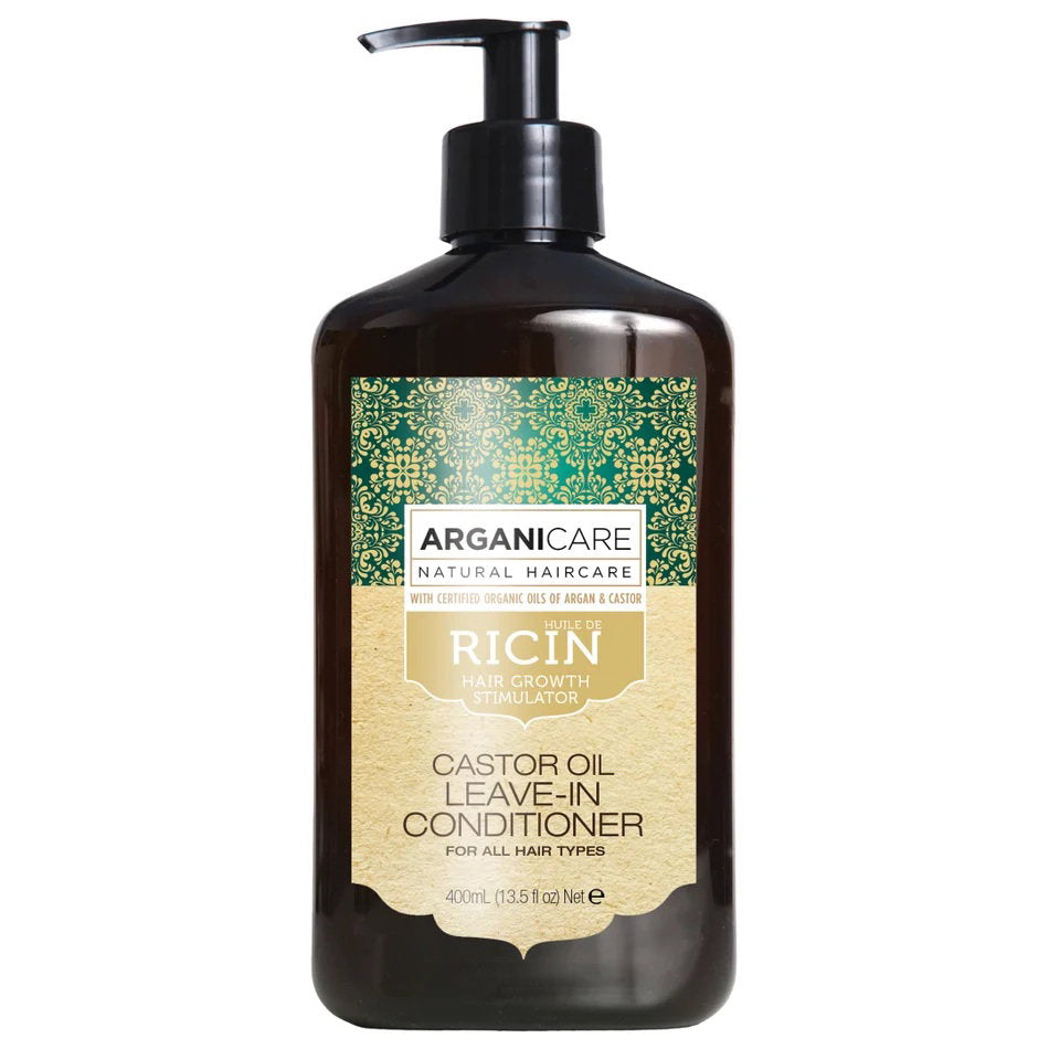 Arganicare Arganicare, Ricin, Leave-In Conditioner, Zur Wachstumsstimulation, 400 ml Regular