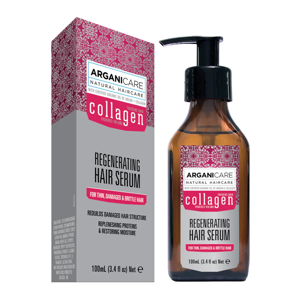Arganicare Arganicare, Collagen, Haarserum, Repairing & Restoring, 100 ml Regular