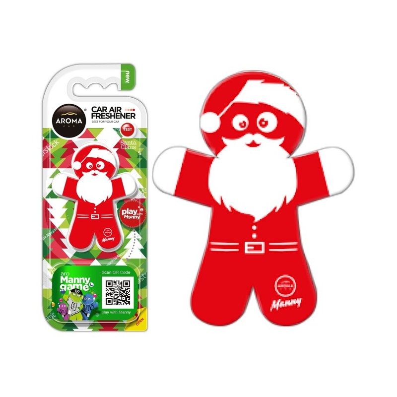 Aroma Car Xmas Santa Claus – Festlicher Auto-Lufterfrischer für frischen Duft