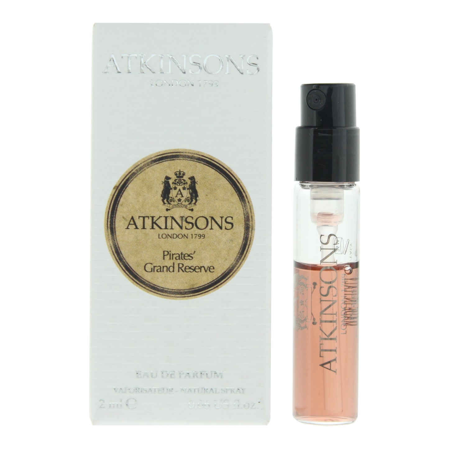 Atkinsons Atkinsons, Pirates' Grand Reserve, Eau de Parfum, Unisex, 2 ml Fläschchen Vial