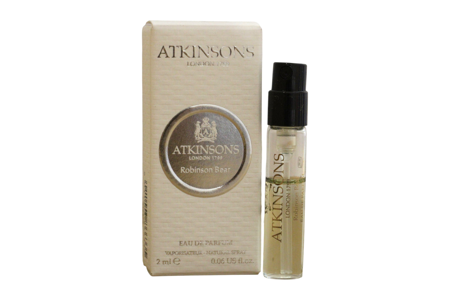 Atkinsons Atkinsons, Robinson Bear, Eau de Parfum, Unisex, 2 ml Fläschchen Vial