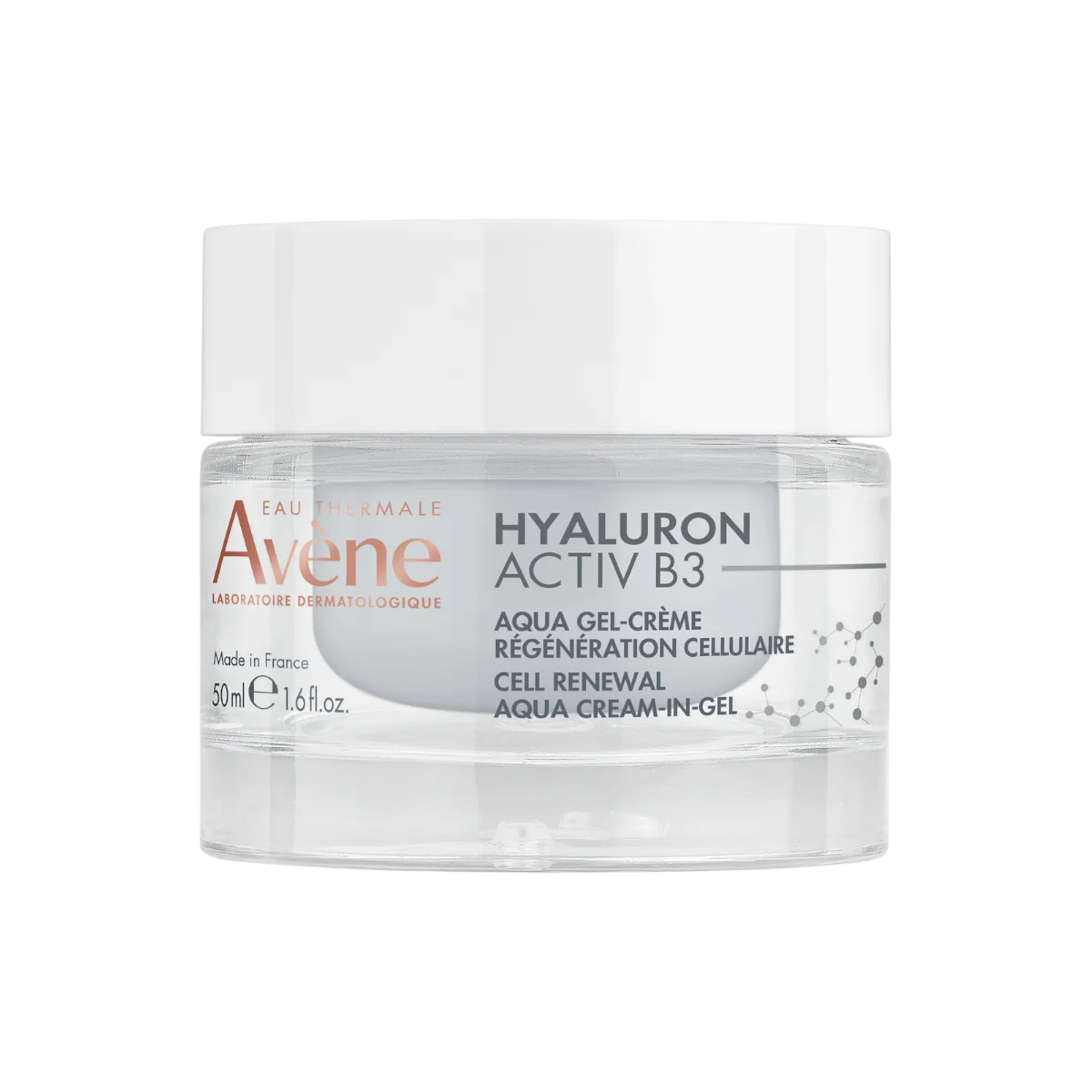 Avene Avene, Hyaluron Activ B3, Regeneration, Gelcreme, Für das Gesicht, 50 ml Regular