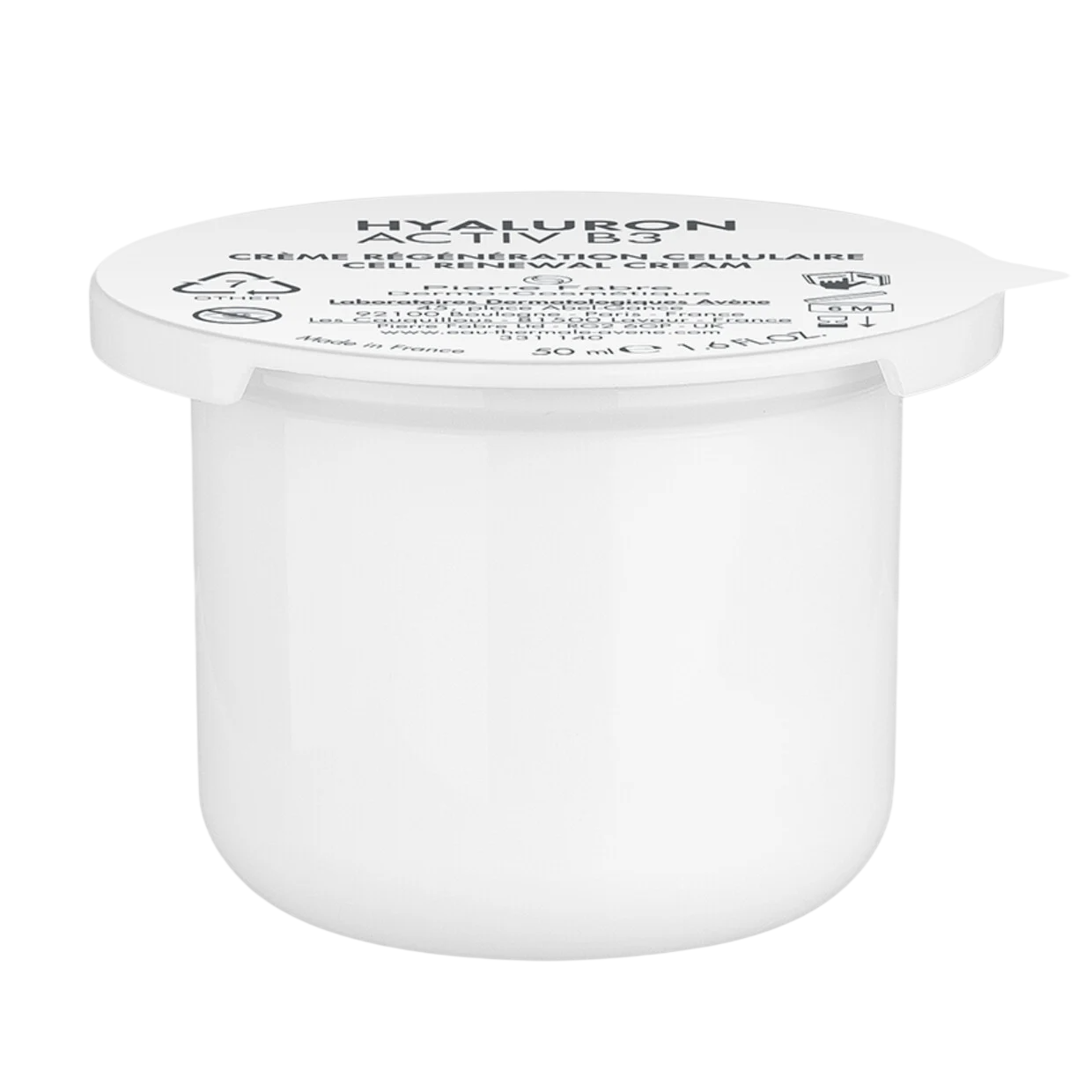 Avene Avene, Hyaluron Activ, Cellular Regeneration, Tag, Sahne, Für das Gesicht, Nachfüllen, 50 ml Regular