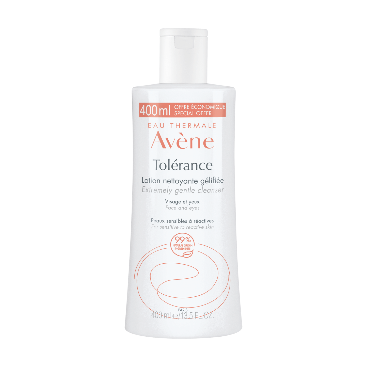 Avene Avene, Tolerance, Sanfte Reinigung, Reinigungslotion, Für das Gesicht, 400 ml Regular