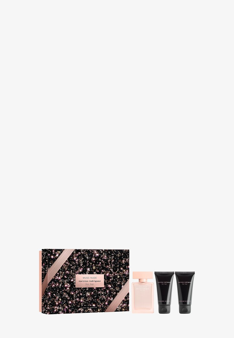 NARCISO RODRIGUEZ Musc Nude Set Eau de Parfum 50 ml Body Lotion 50 ml Duschgel 50 ml Parfüm