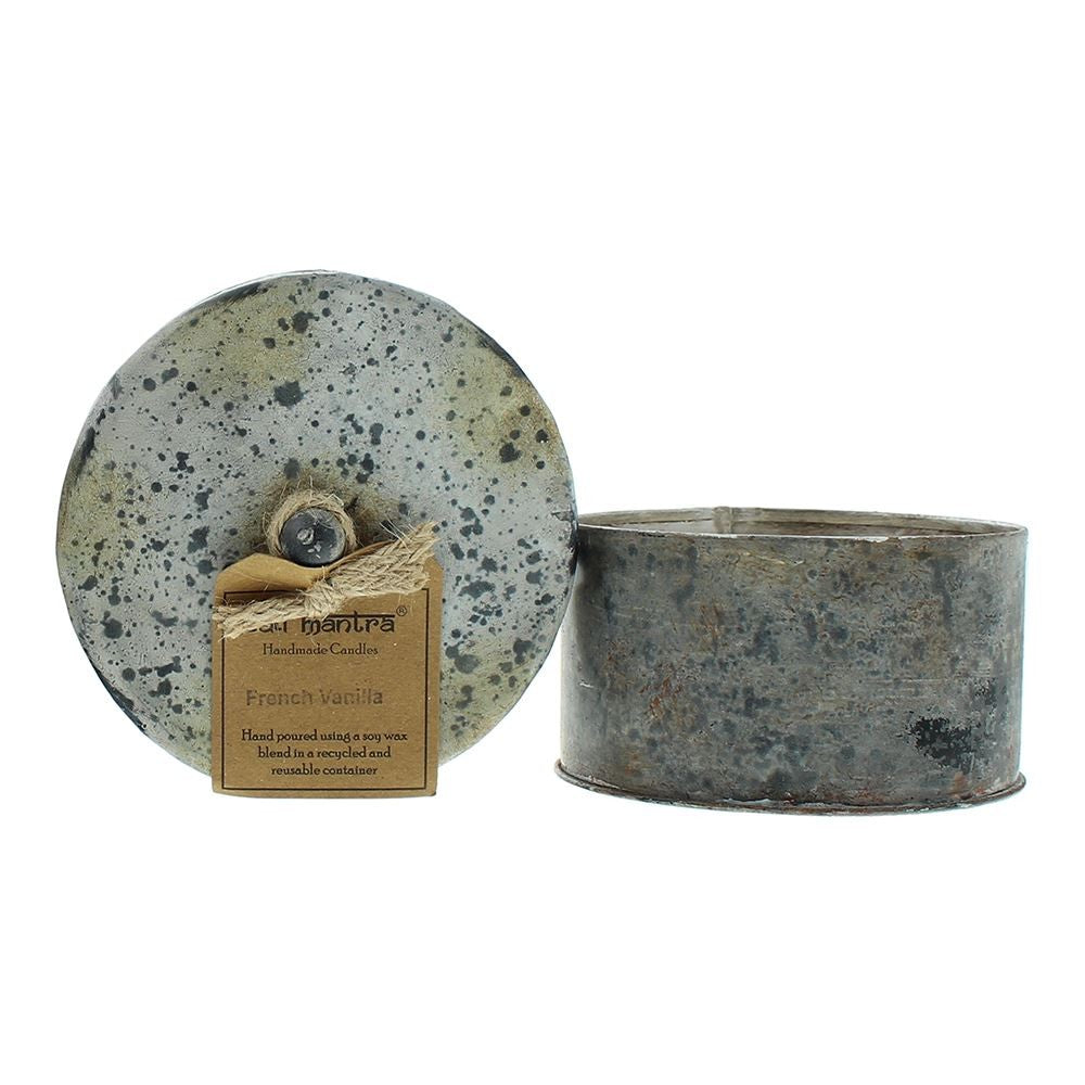 Bali Mantra Victorian Tin Round French Vanilla Duftkerze 280g – Sanfter Raumduft